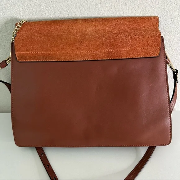 CHLOE Faye Medium Suede Shoulder Bag - Picture 10 of 12